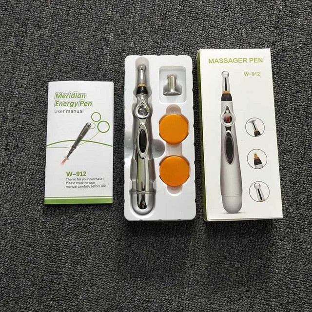 Newly 2018 Electronic Accupuncture Pen Massage Relief Pain Tools Health Therapy Instrument Heal Energy Dropshipping