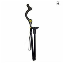 Load image into Gallery viewer, Safety Elderly Walking Stick Telescopic Canes Crutch Staff Folding Grip Hiking Walk Mens posture cane hiking poles crutches