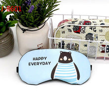 Load image into Gallery viewer, 1pc Sleeping Mask Eyepatch Eye Cover Cotton Creative Lovely Cartoon for Eye Travel Relax Sleeping Aid Eye Patch Shading Eye Mask