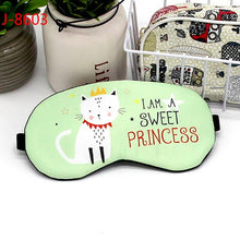 Load image into Gallery viewer, 1pc Sleeping Mask Eyepatch Eye Cover Cotton Creative Lovely Cartoon for Eye Travel Relax Sleeping Aid Eye Patch Shading Eye Mask