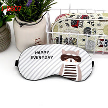 Load image into Gallery viewer, 1pc Sleeping Mask Eyepatch Eye Cover Cotton Creative Lovely Cartoon for Eye Travel Relax Sleeping Aid Eye Patch Shading Eye Mask
