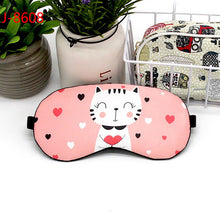 Load image into Gallery viewer, 1pc Sleeping Mask Eyepatch Eye Cover Cotton Creative Lovely Cartoon for Eye Travel Relax Sleeping Aid Eye Patch Shading Eye Mask