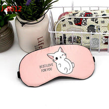 Load image into Gallery viewer, 1pc Sleeping Mask Eyepatch Eye Cover Cotton Creative Lovely Cartoon for Eye Travel Relax Sleeping Aid Eye Patch Shading Eye Mask